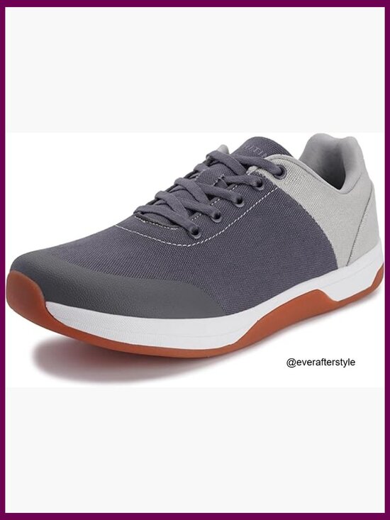 Zero Drop Athletic Shoes with Wide Toe Box and Canvas Upper main image 5